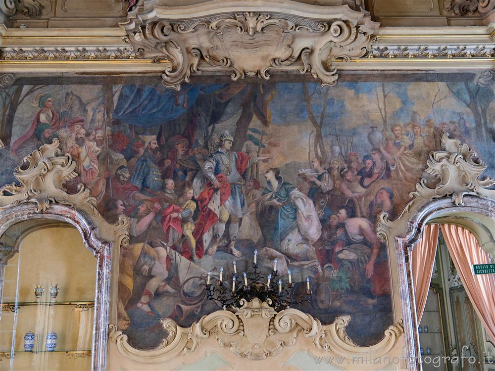 Milan (Italy) - Telero in Visconti Palace depicting the Encounter between Esther and King Ahasuerus